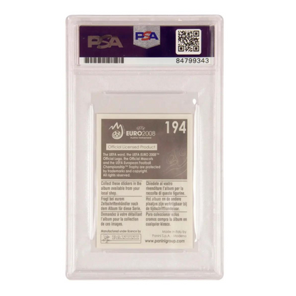 Luka Modric Signed 2008 Panini EURO Sticker - PSA 10 Autograph