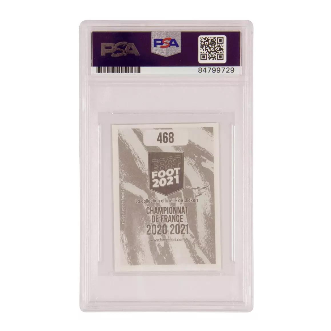 Jeremy Doku Signed 2020 Panini Foot Sticker - PSA 10 Autograph